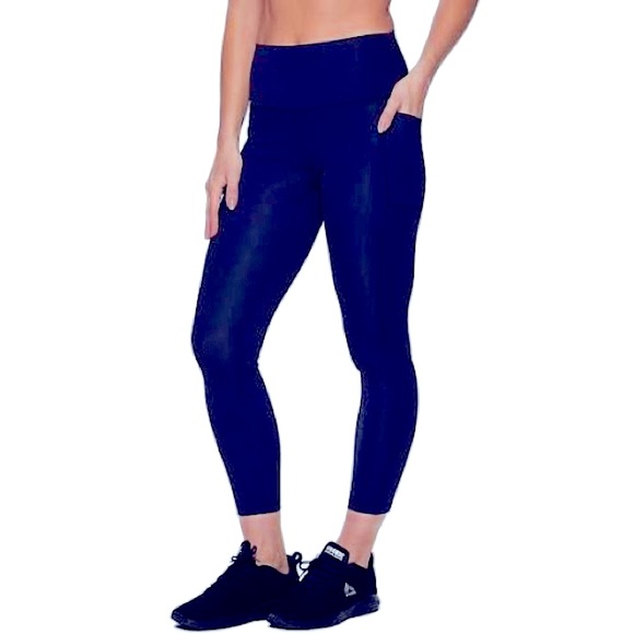 🆕*RBX High Rise Active Wear Leggings•Ankle Length•Thigh Pocket •Compression•Dry - Picture 3 of 16
